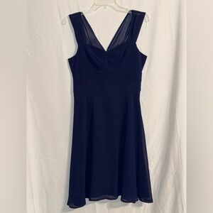 Modcloth Navy Sleeveless Mini Dress Size Medium